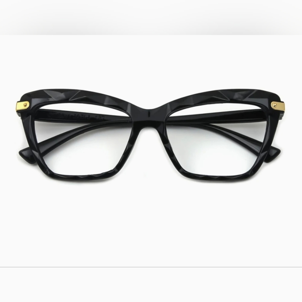 NEW Black Crystal Fashion Glasses